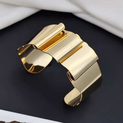 TFC Adjustable New Design Gold Plated Cuff Bracelet