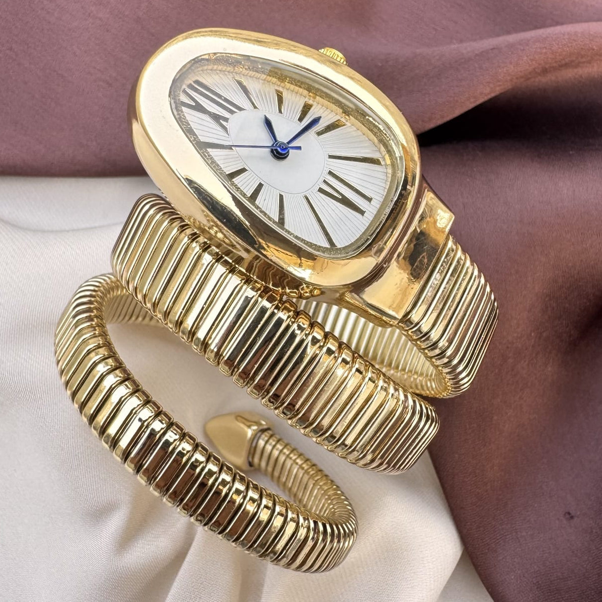 TFC Roman White Gold Plated Watch