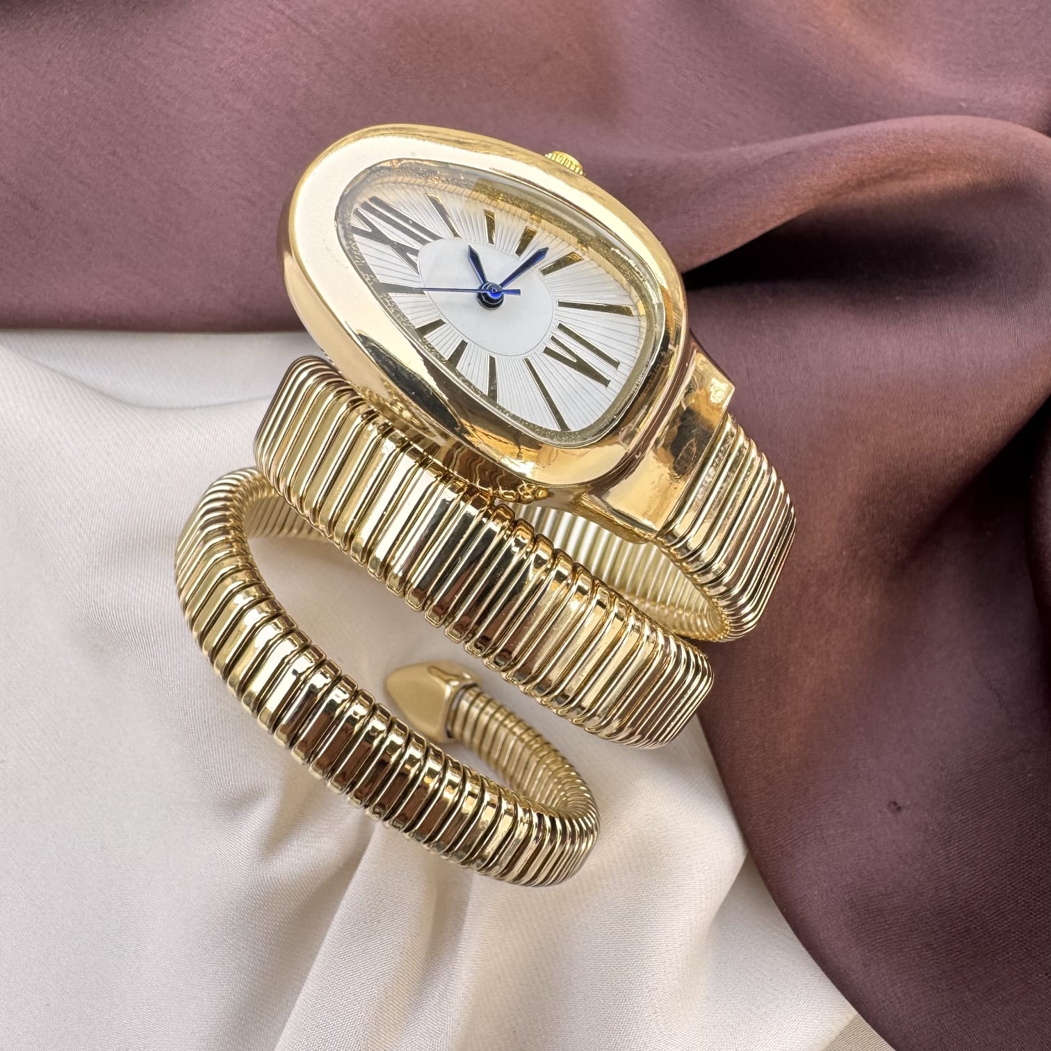 TFC Roman White Gold Plated Watch