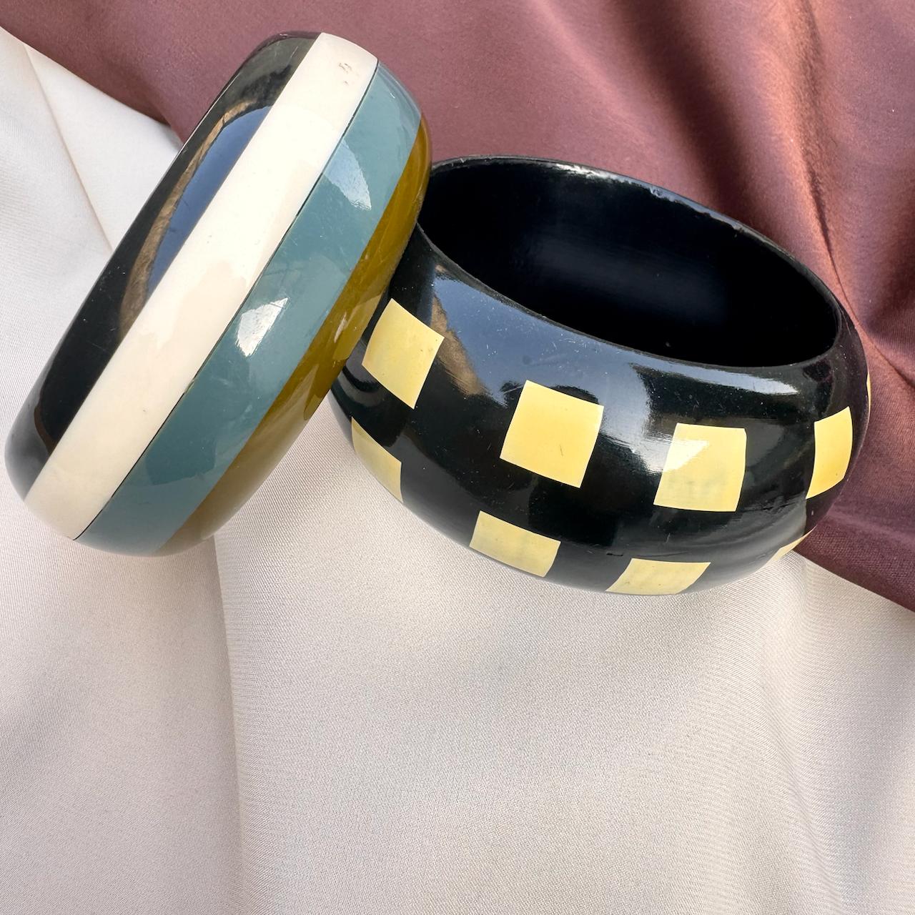 TFC Size 2.8 Shadowline Wooden Bangle