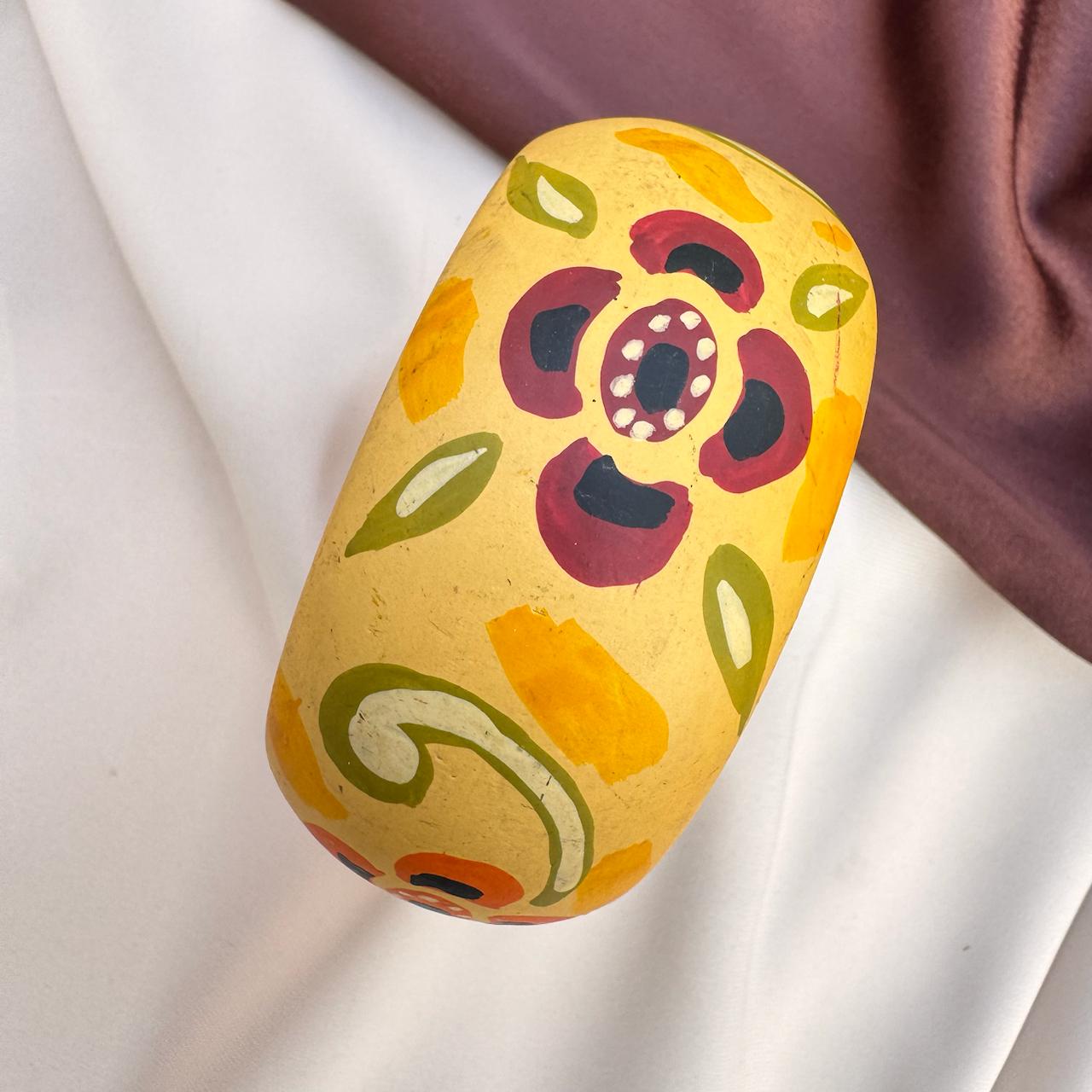 TFC size 2.6 Forest Petal Wooden Hand Painted Bangle