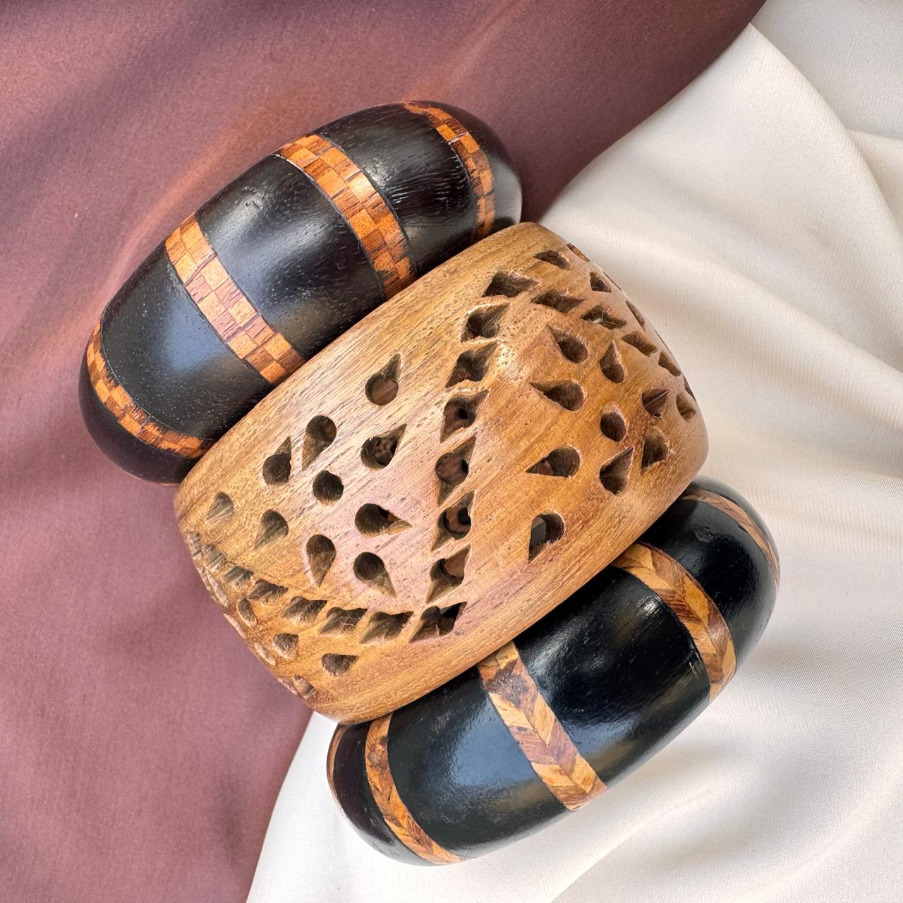 TFC Size 2.8 Wooden Rasa Set of 3