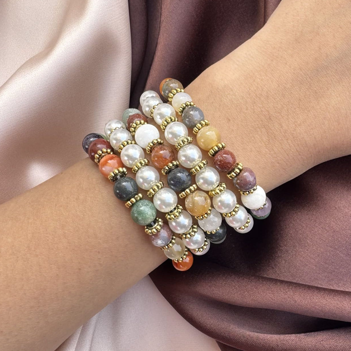 TFC Antique Gold Plated Bracelet (set of 5)