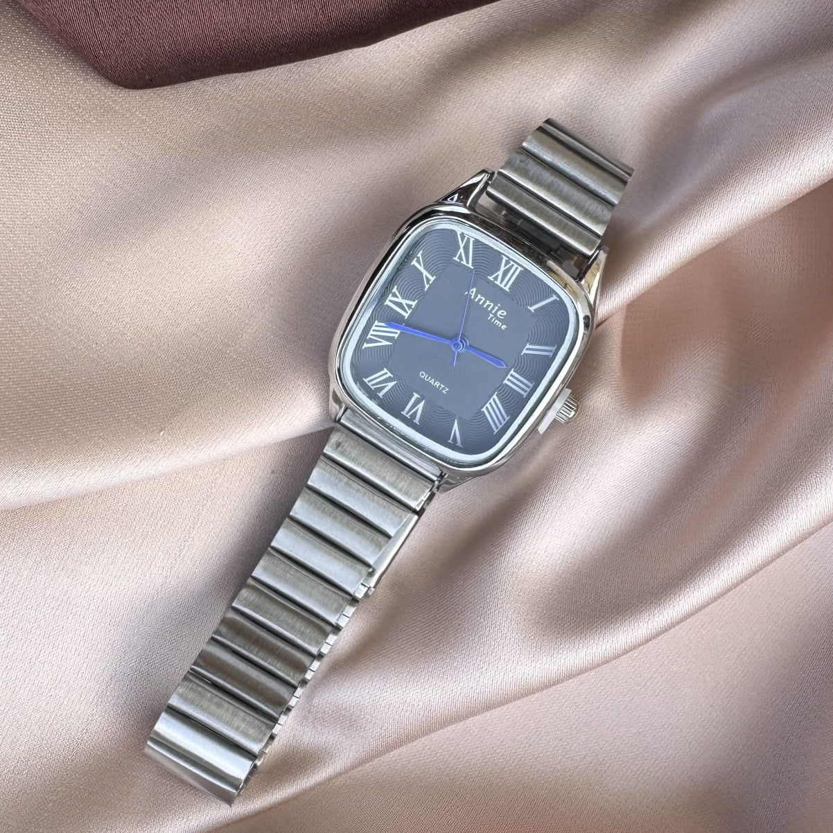 TFC Black Classic Silver Plated Watch