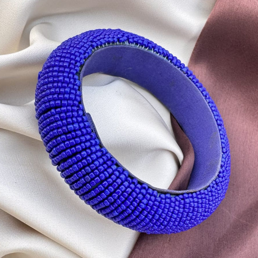 TFC Size 2.5 Royal Blue Cut Dana Handmade Bangle