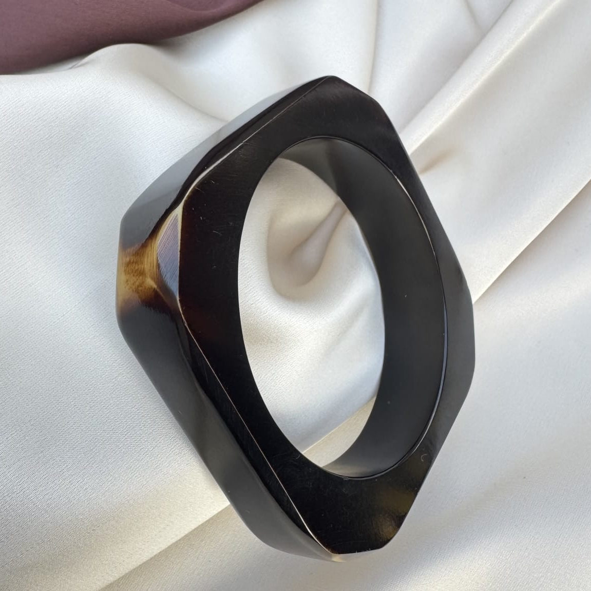 TFC Size 2.7 Black Square Bangle