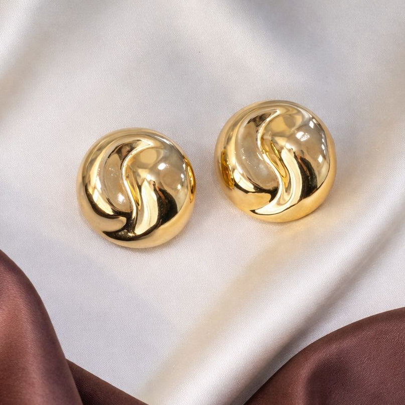 TFC Bubble Cute Gold Plated Earring