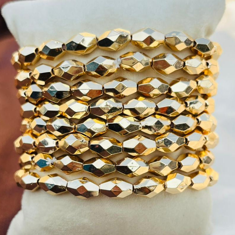 TFC Gold Plated Bracelet (set of 8)