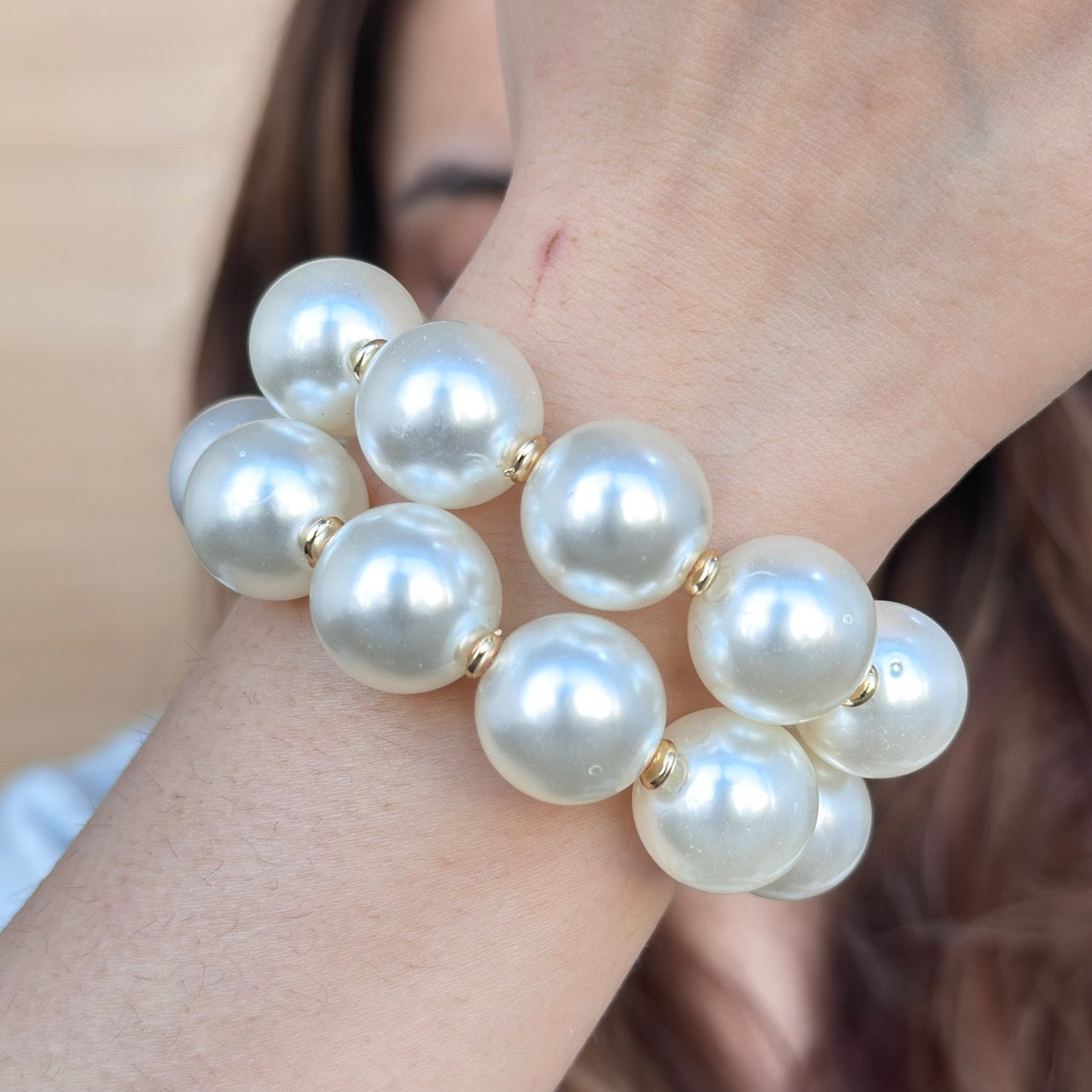 TFC Cloud Pearl Bracelet ( Set of 2 )