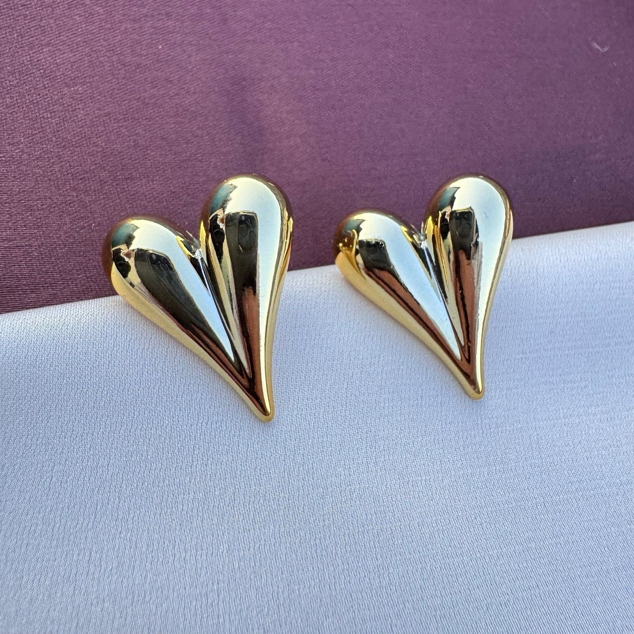 TFC My Simple Heart Gold Plated Earrings