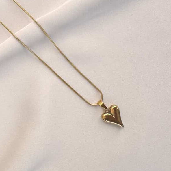 TFC Heart Bliss Gold Plated Pendant Necklace