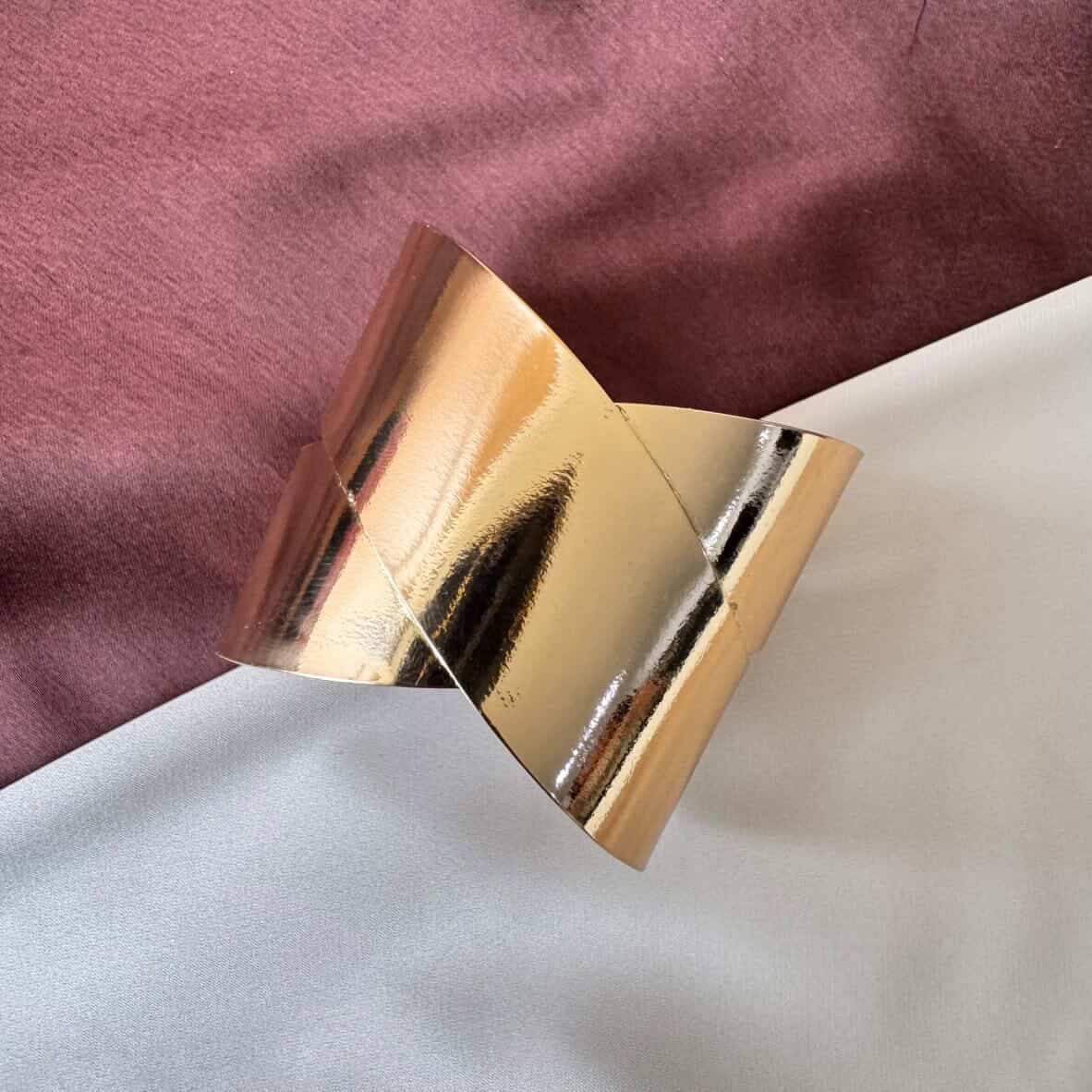 TFC Elysian Gold Plated Cuff Bracelet