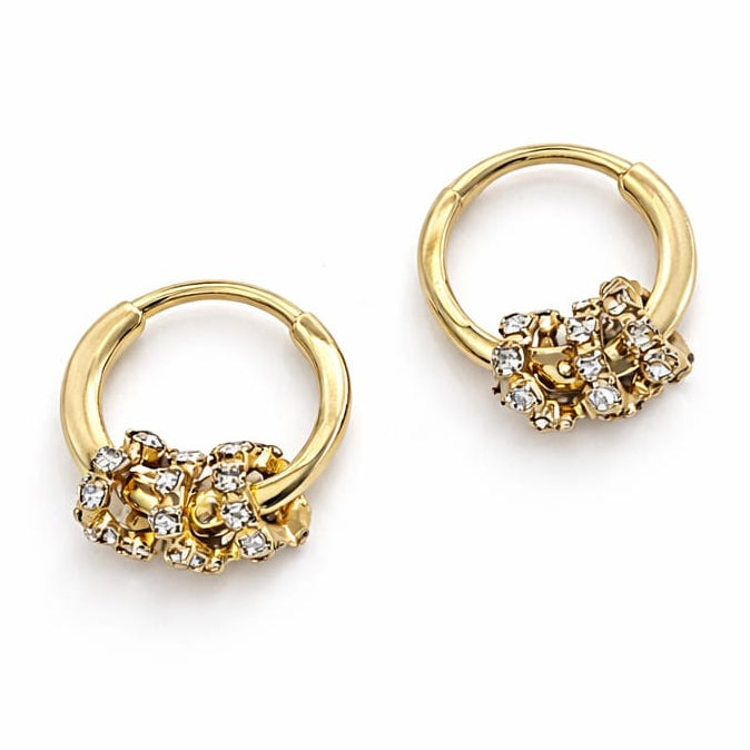 TFC Starlight Cluster Hoop Earrings