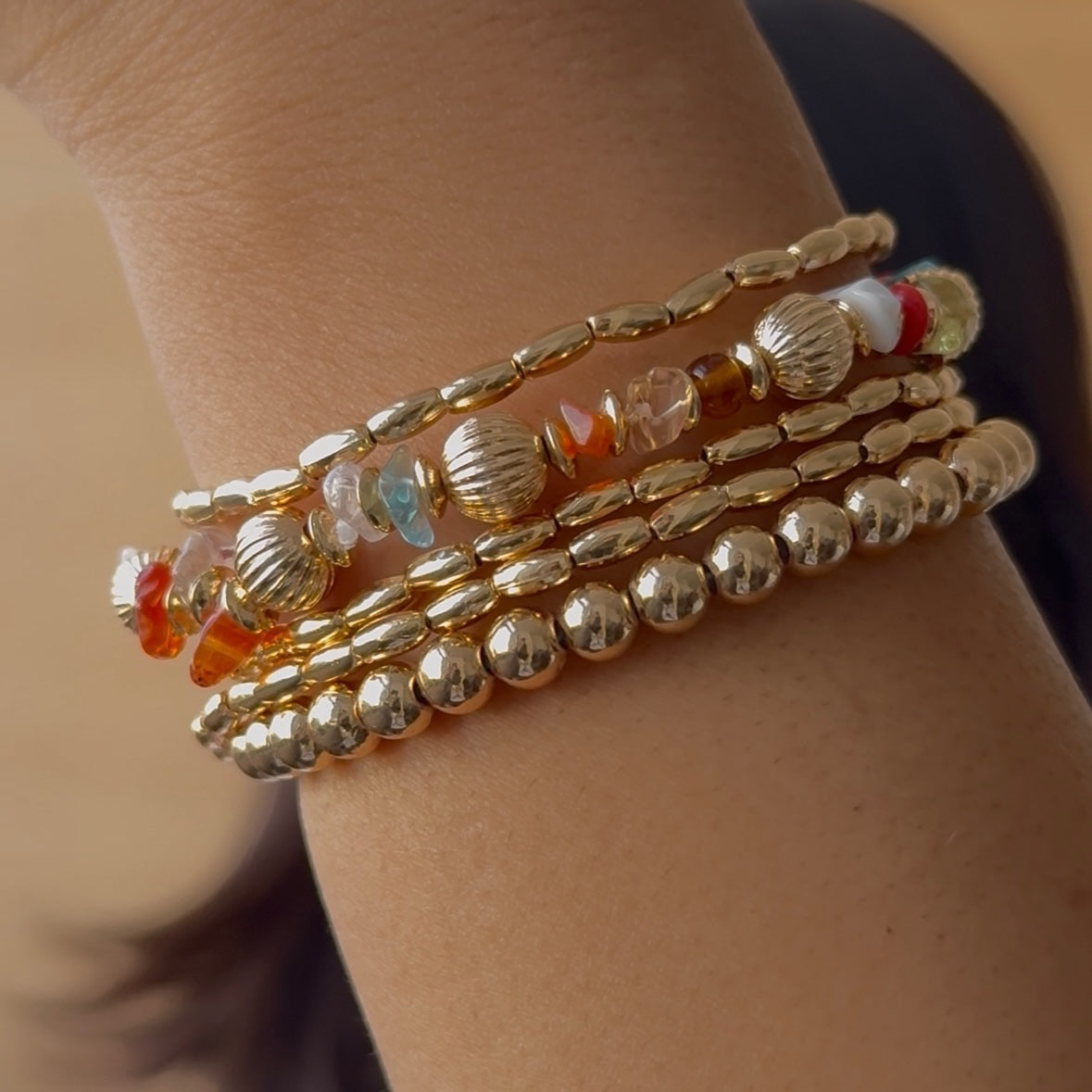 TFC Mystic Uncut Beaded Bracelet (Set of 5)
