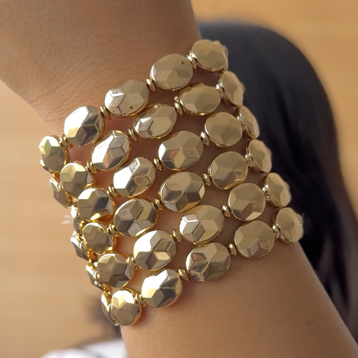 TFC Luxe Orbit Gold Plated Bracelet Set 6