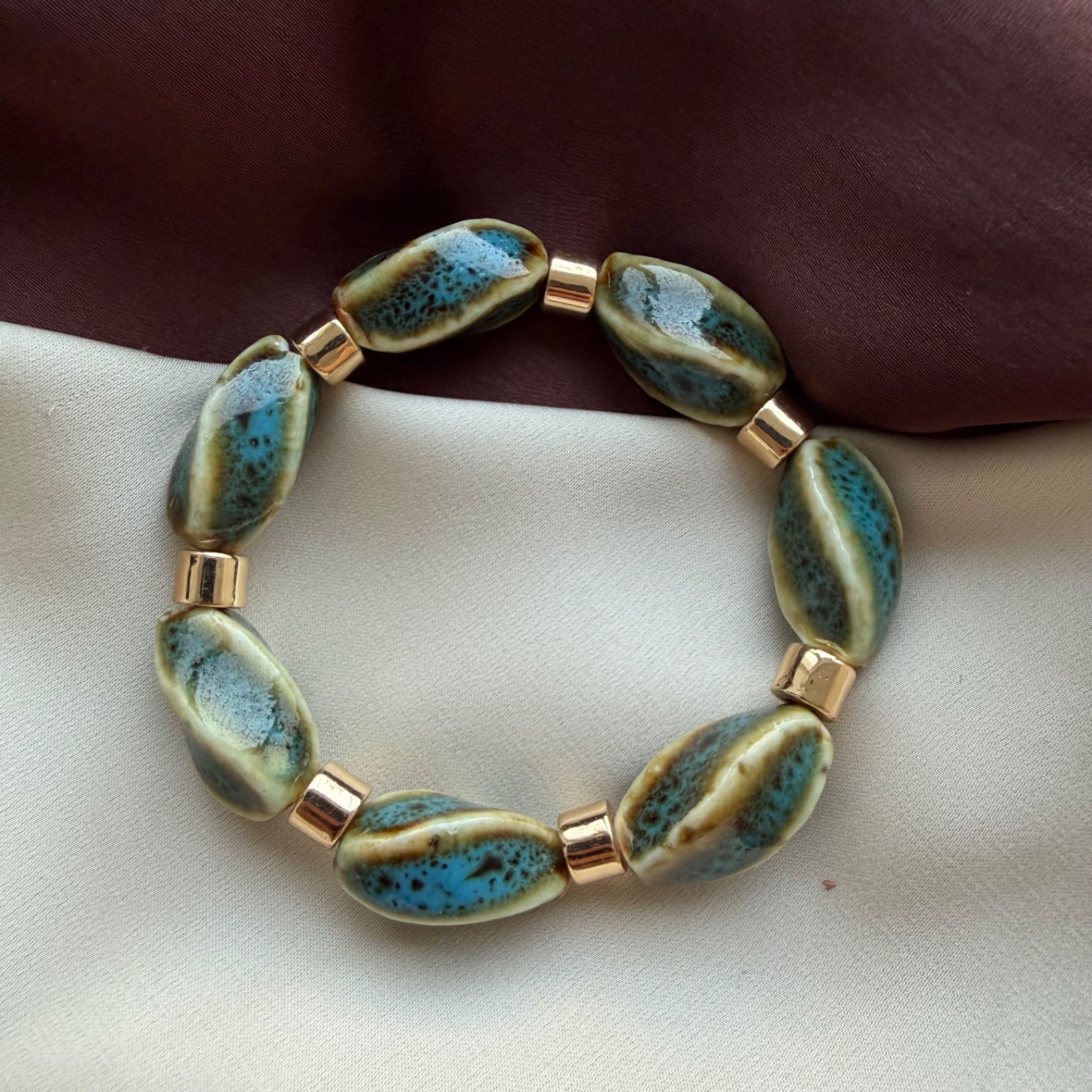 TFC Rustic Harmony Gold Plated Bracelet