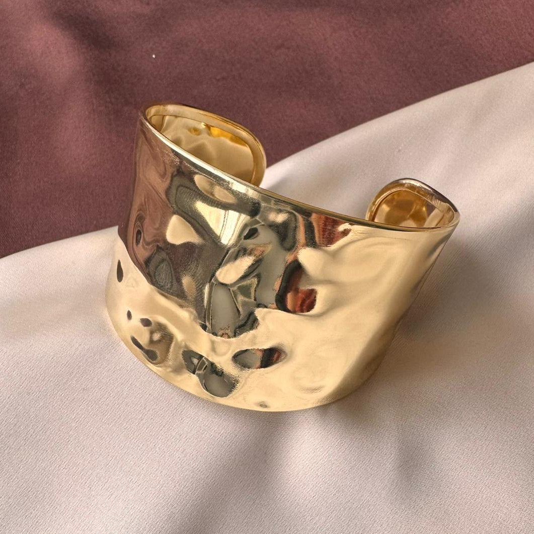 TFC Royal Melt Gold Plated Adjustable Cuff Bracelet