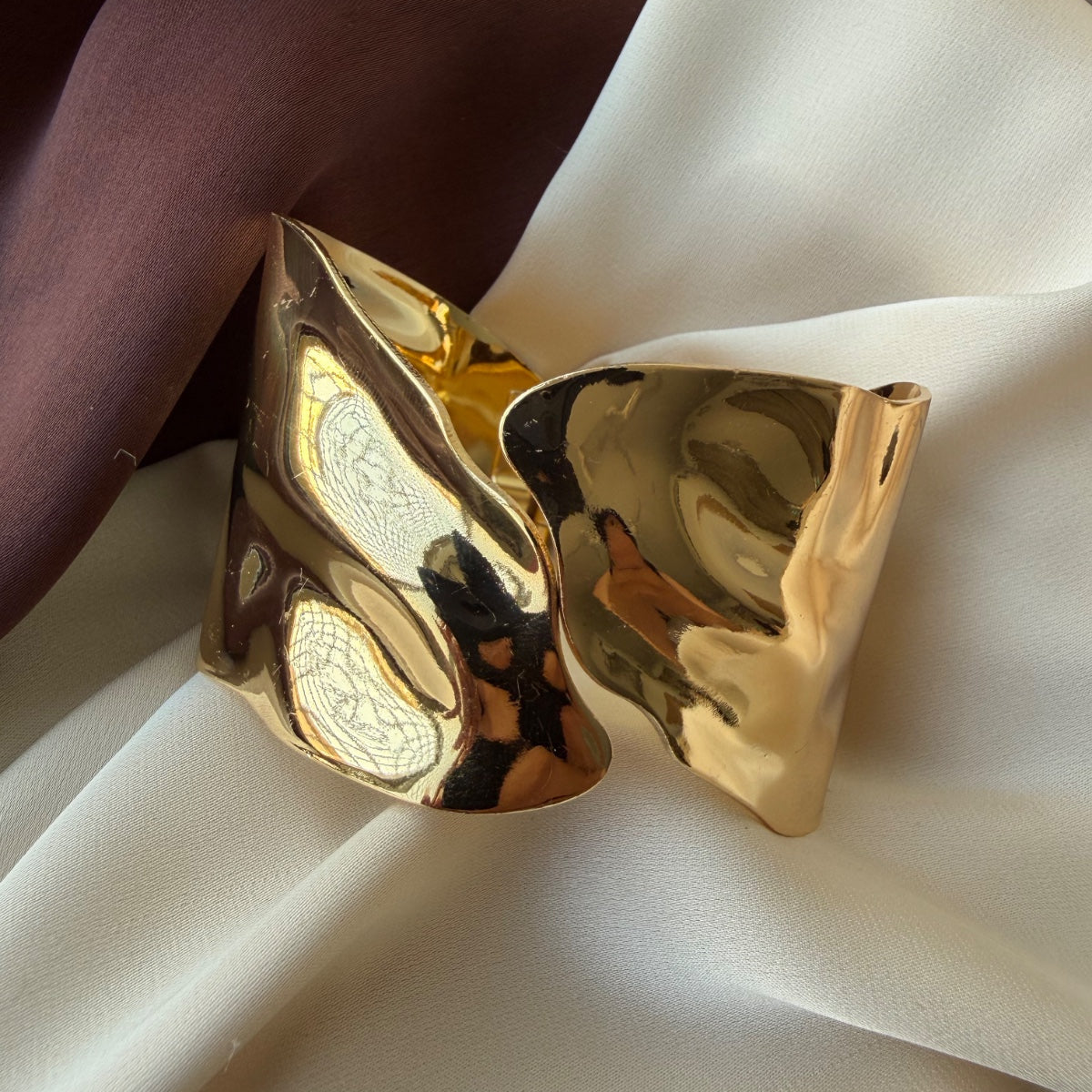 TFC Size 2.6 Urban Oasis Gold Plated Bracelet Bangle