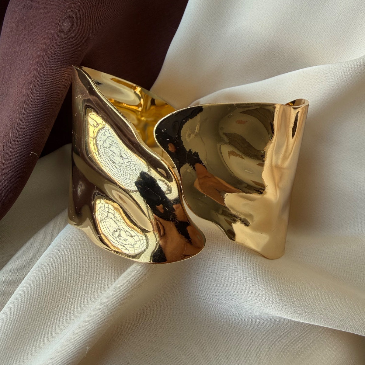 TFC Size 2.6 Urban Oasis Gold Plated Bracelet Bangle