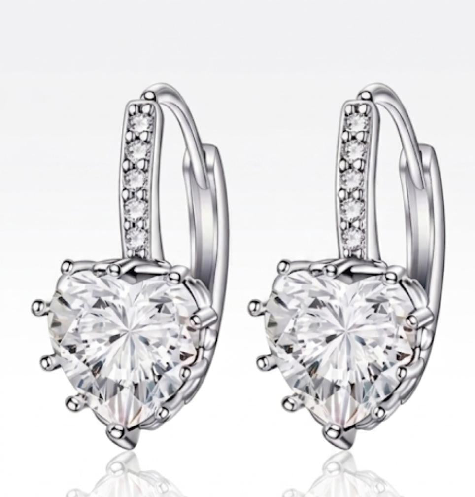 TFC Diamond Silver Plated Earrings