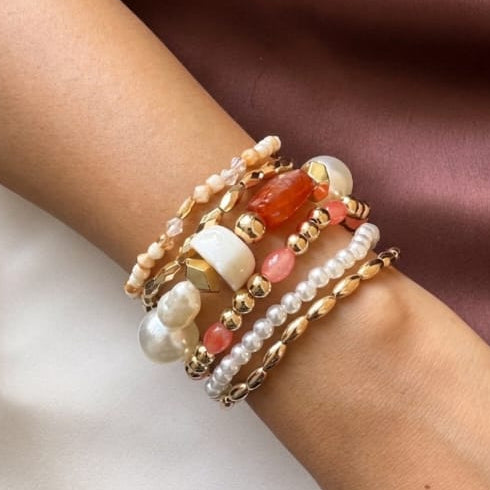 TFC Caramel Shot Gold Plated Bracelet Set 6