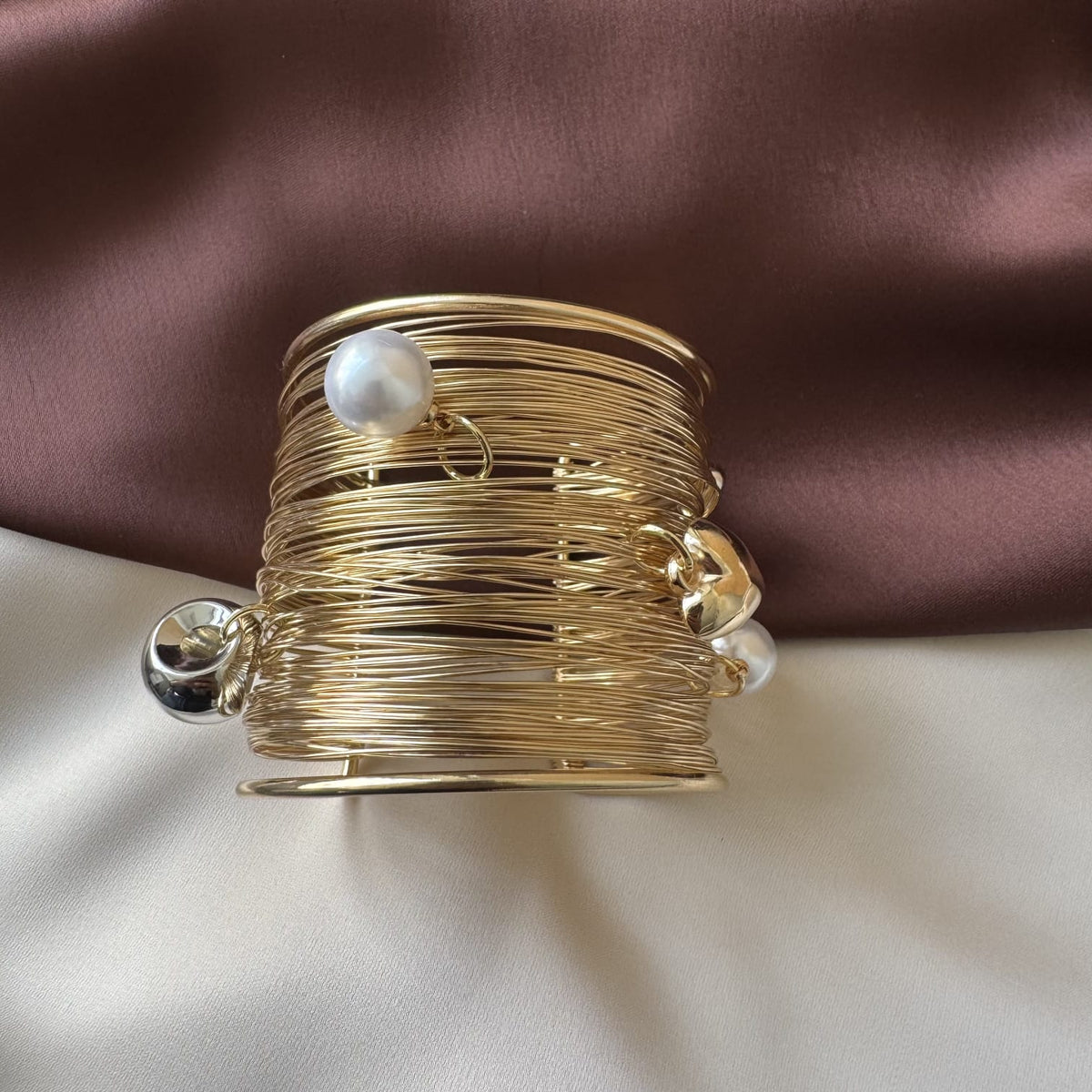 TFC Twinkle Cuff Gold Plated Bracelet Cuff