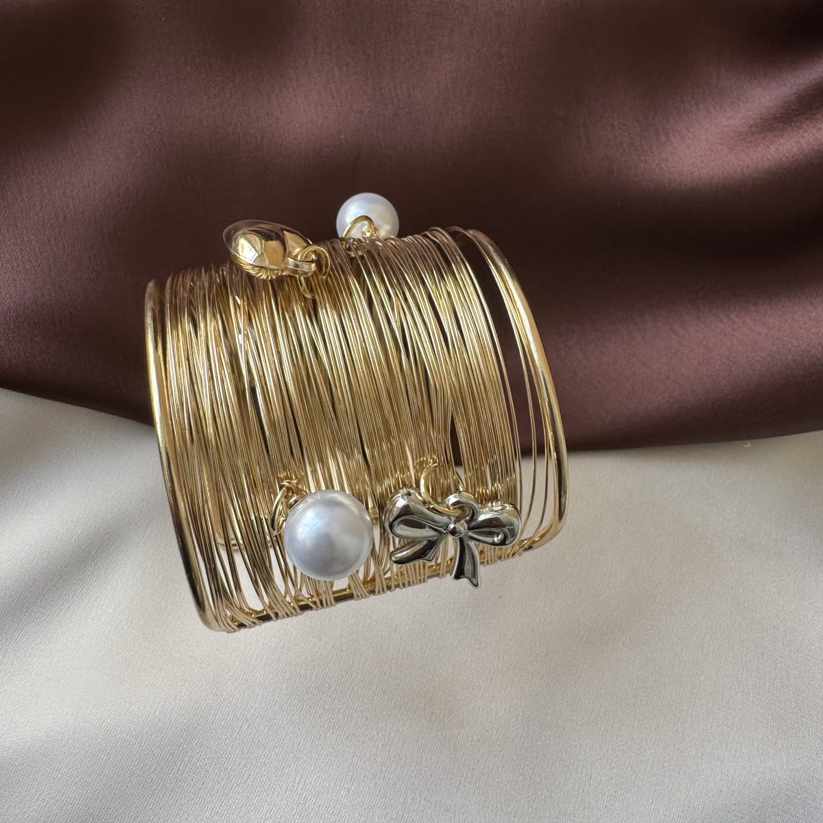 TFC Twinkle Cuff Gold Plated Bracelet Cuff