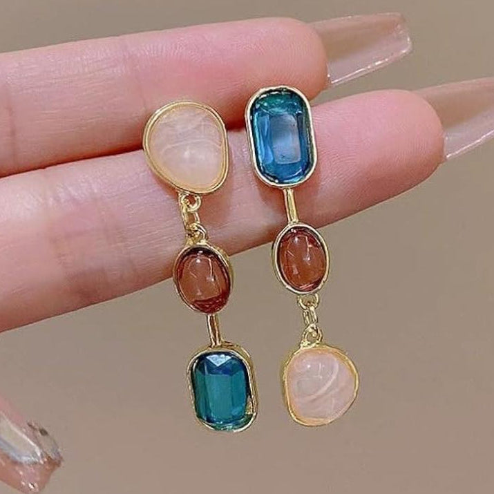 TFC Sea Treasure Gold Plated Dangler Earrings