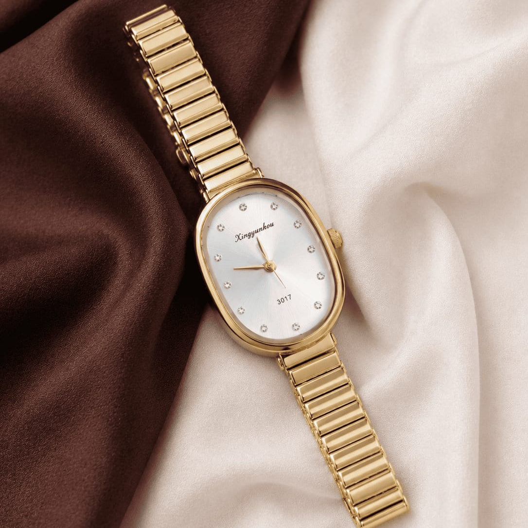 TFC Olivia Olive Gold Plated Bracelet Watch