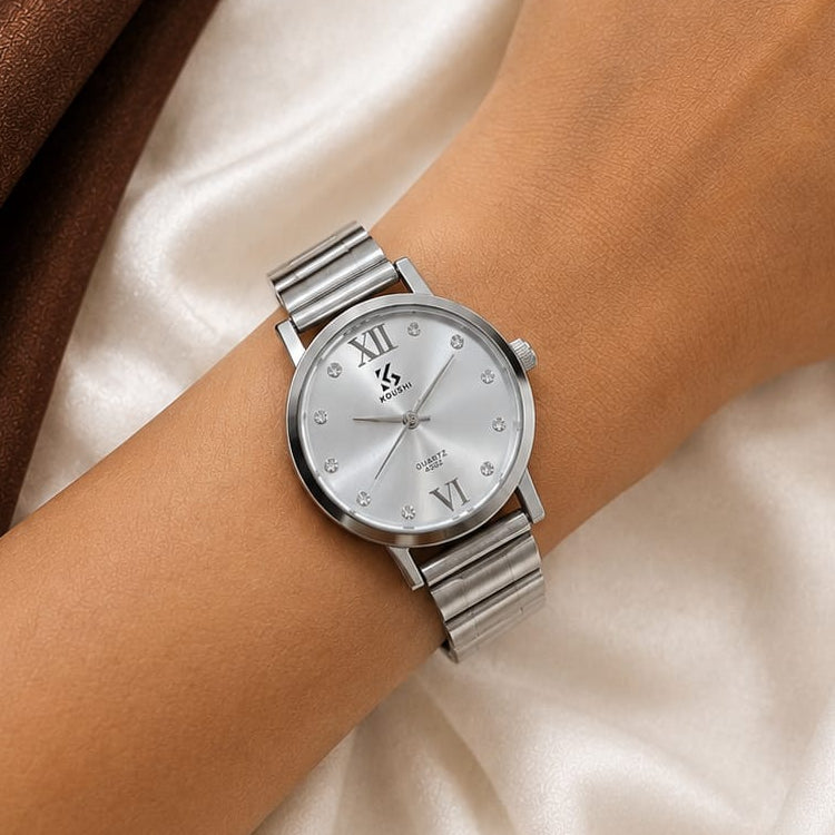 TFC Silver Classic Gold Plated Bracelet Watch