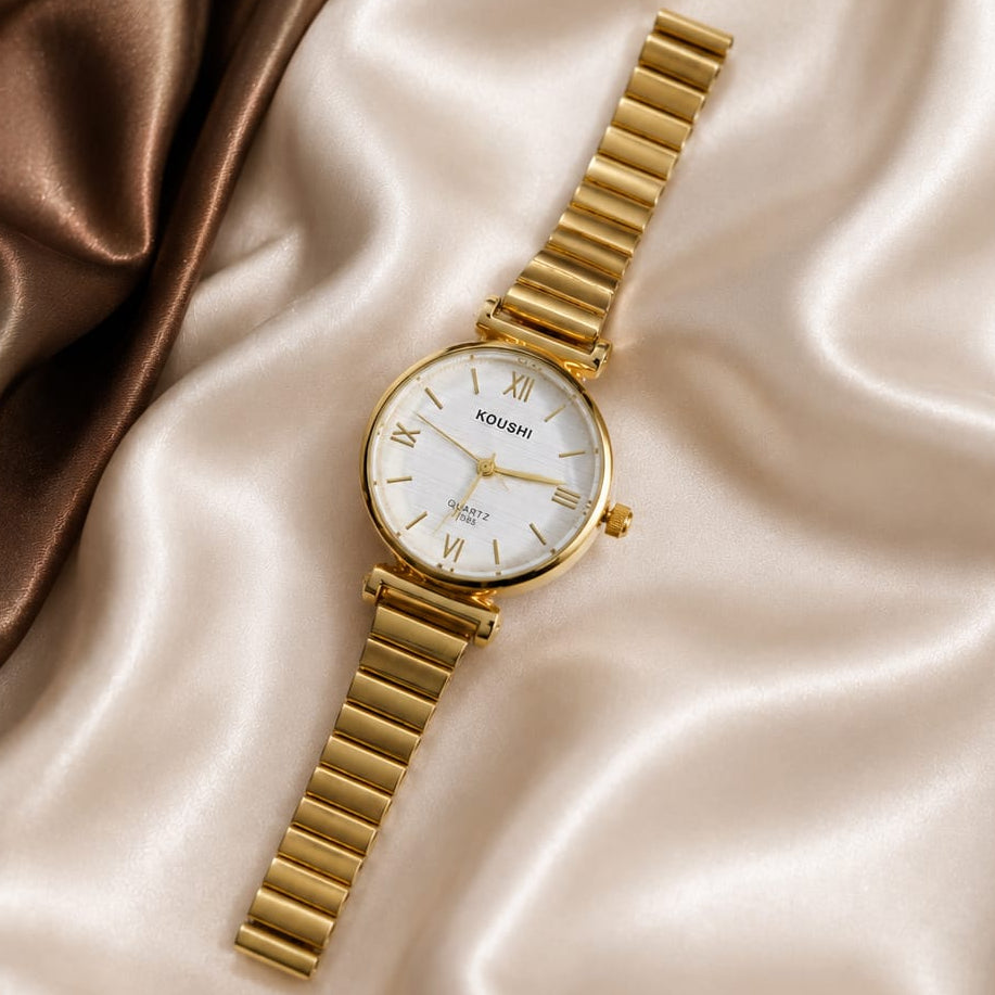 TFC Veyra Gold Plated Wrist Watch