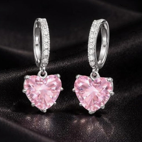 TFC Blush Heart Gold Plated Earrings