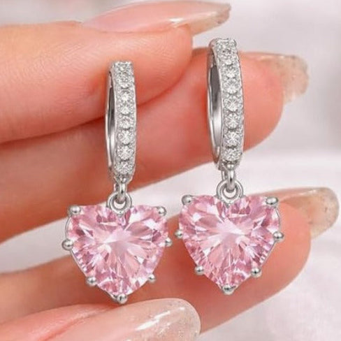 TFC Blush Heart Gold Plated Earrings