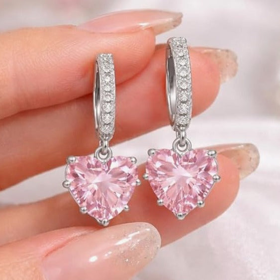 TFC Blush Heart Gold Plated Earrings