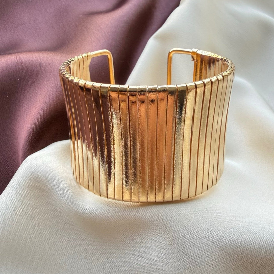 TFC Essential Line Gold Plated Adjustable Cuff