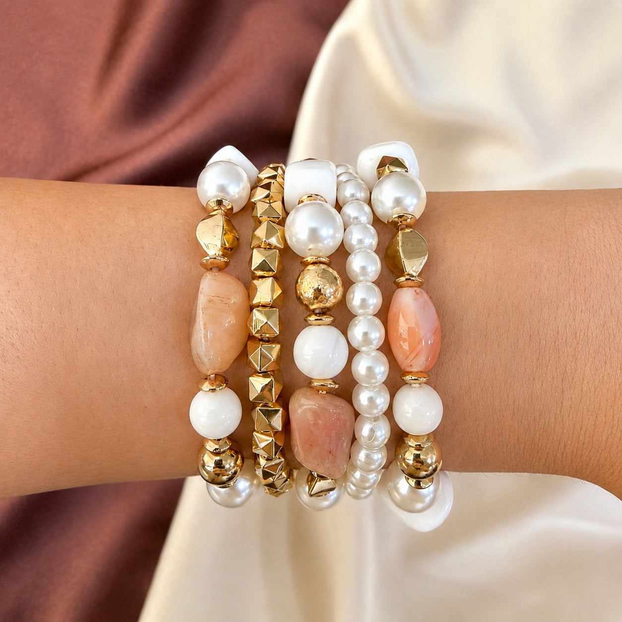 TFC Mini Soft Glow Gold Plated Bracelet (Set of 4)