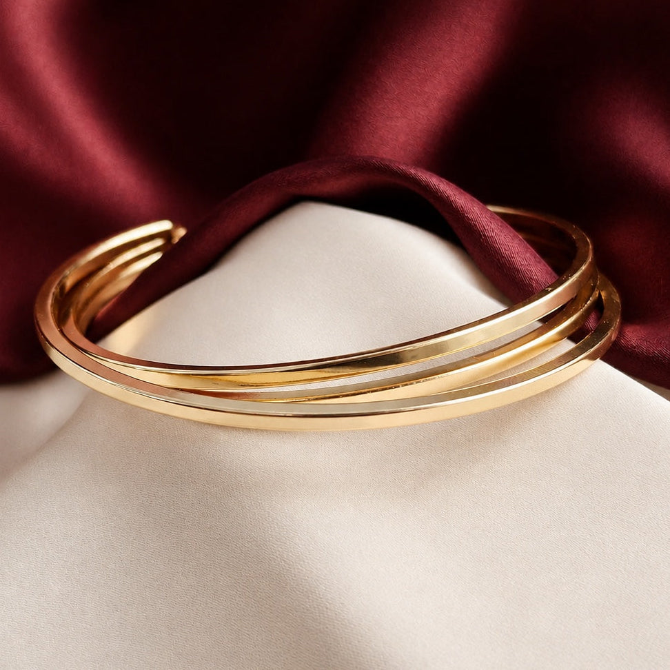 TFC Adjustable Chic Gold Plated Bracelet Cuff