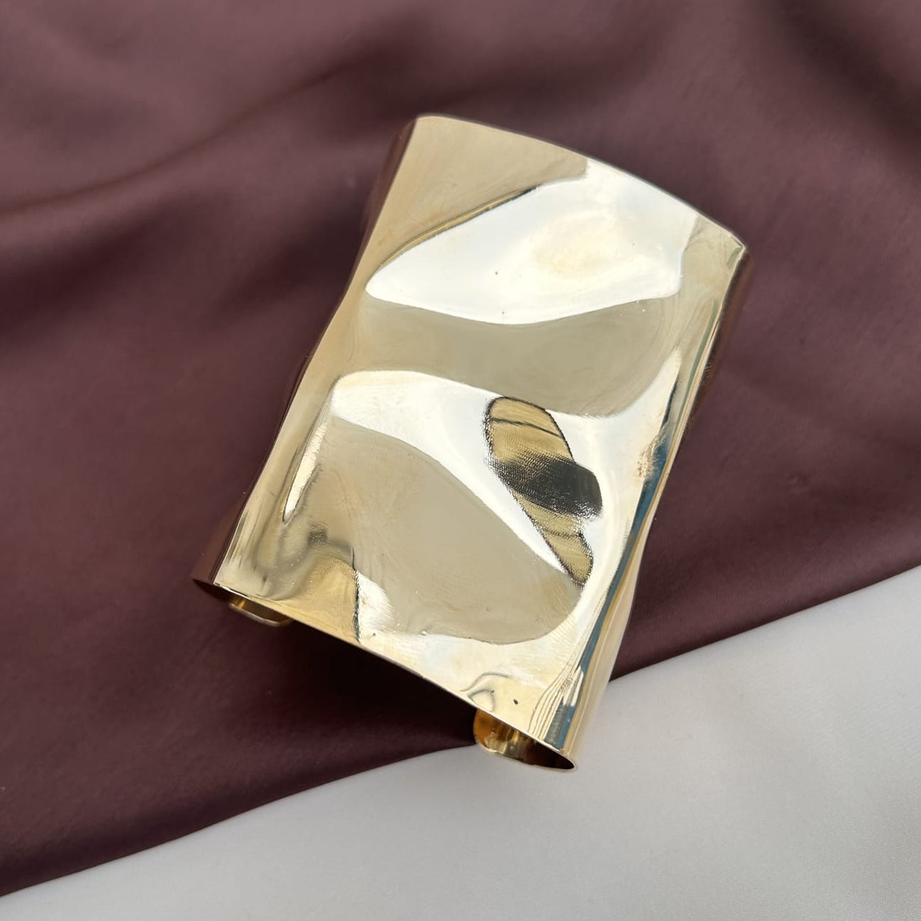 TFC Adjustable Fashion Fav Gold Plated Cuff Bracelet