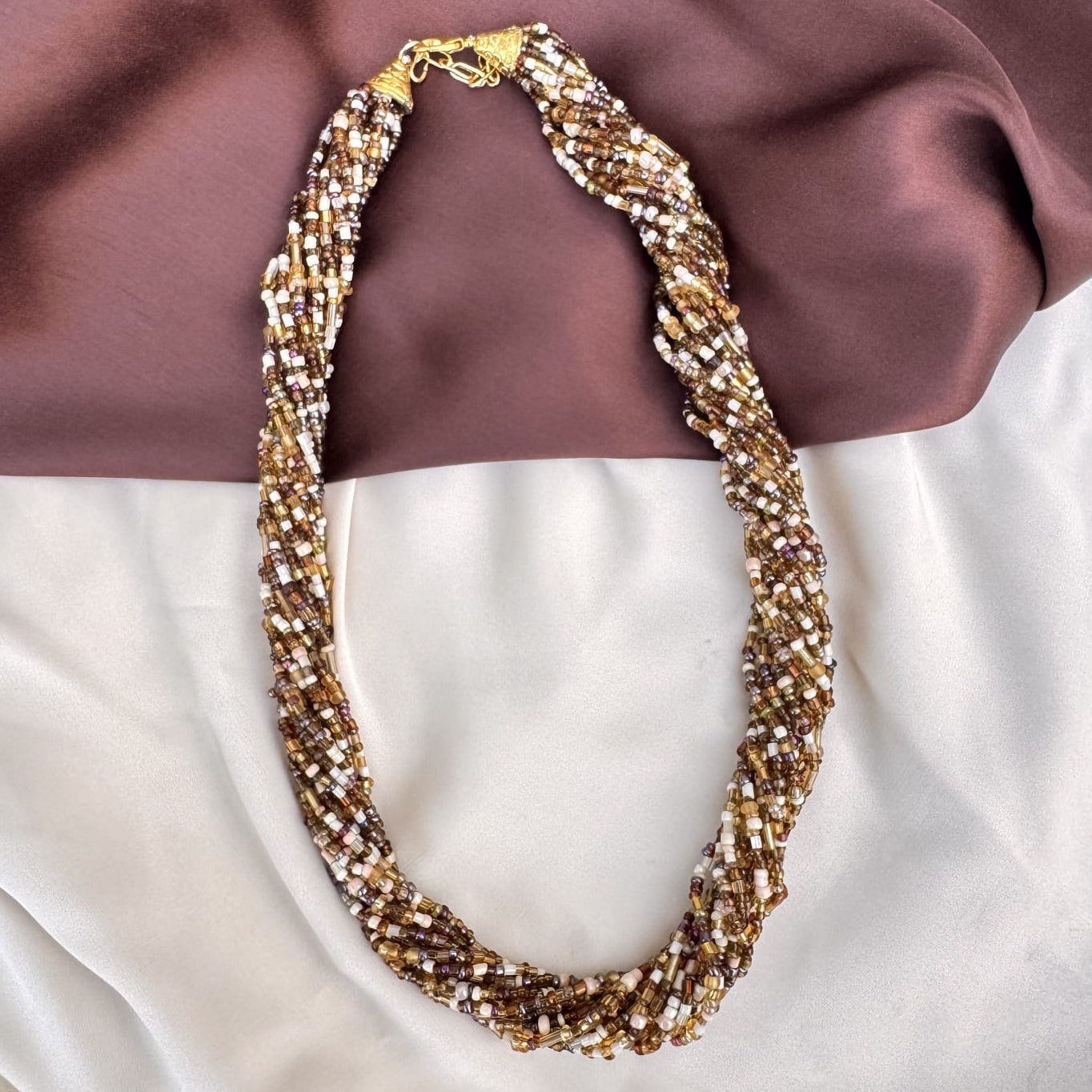 TFC Assorted Caramel Multi Layered Necklace