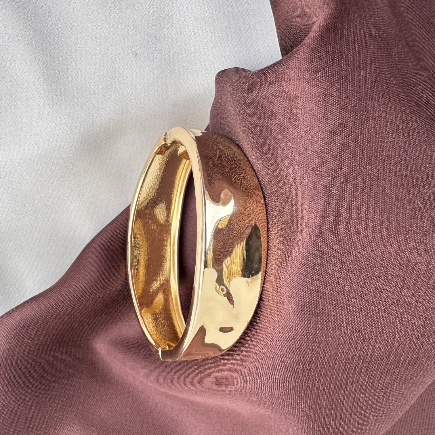 TFC Size 2.6 Designer Gold Plated Bracelet Bangle