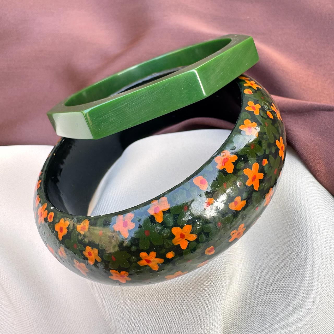 TFC Size 2.6 Botanica Luxe Wooden Bangle