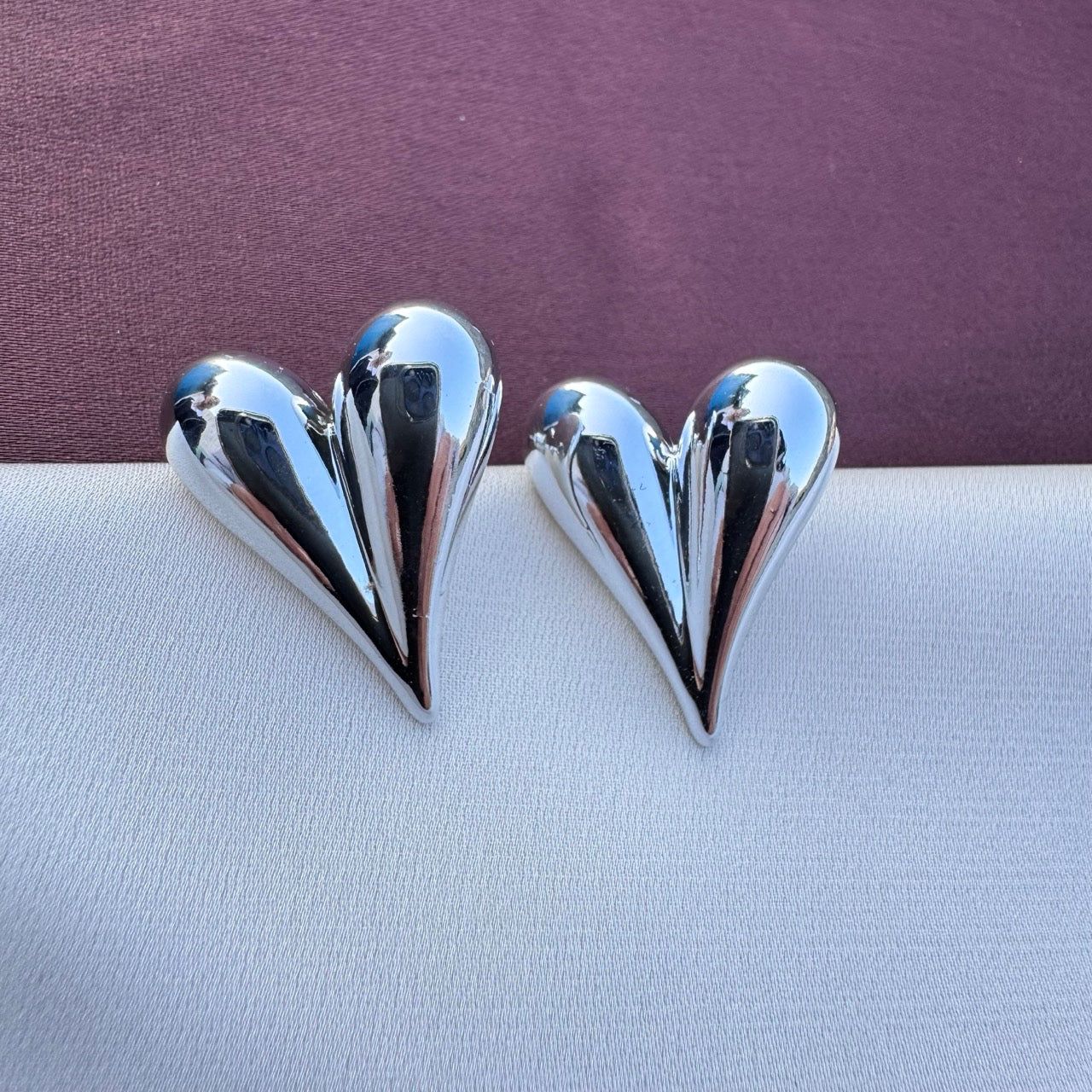 TFC My Simple Heart Silver Plated Earrings