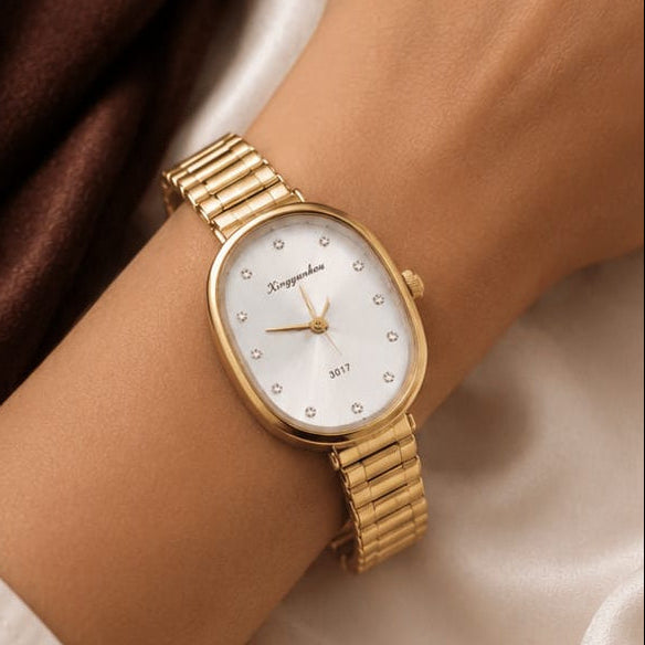 TFC Olivia Olive Gold Plated Bracelet Watch