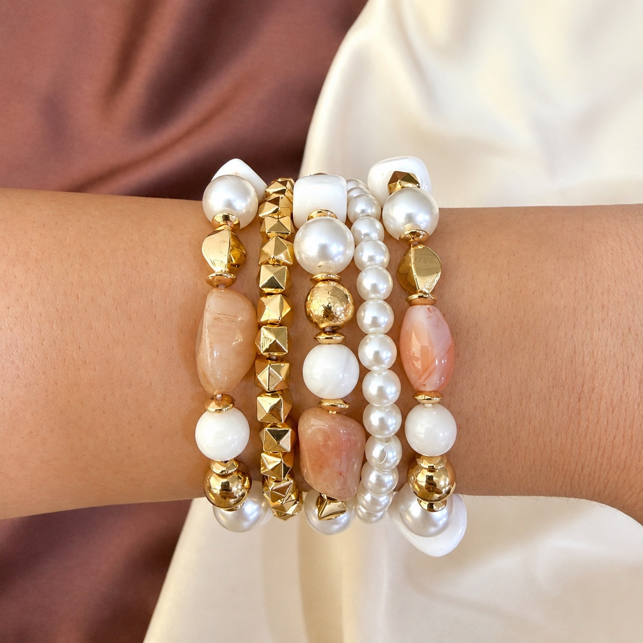 TFC Mini Soft Glow Gold Plated Bracelet (Set of 4)