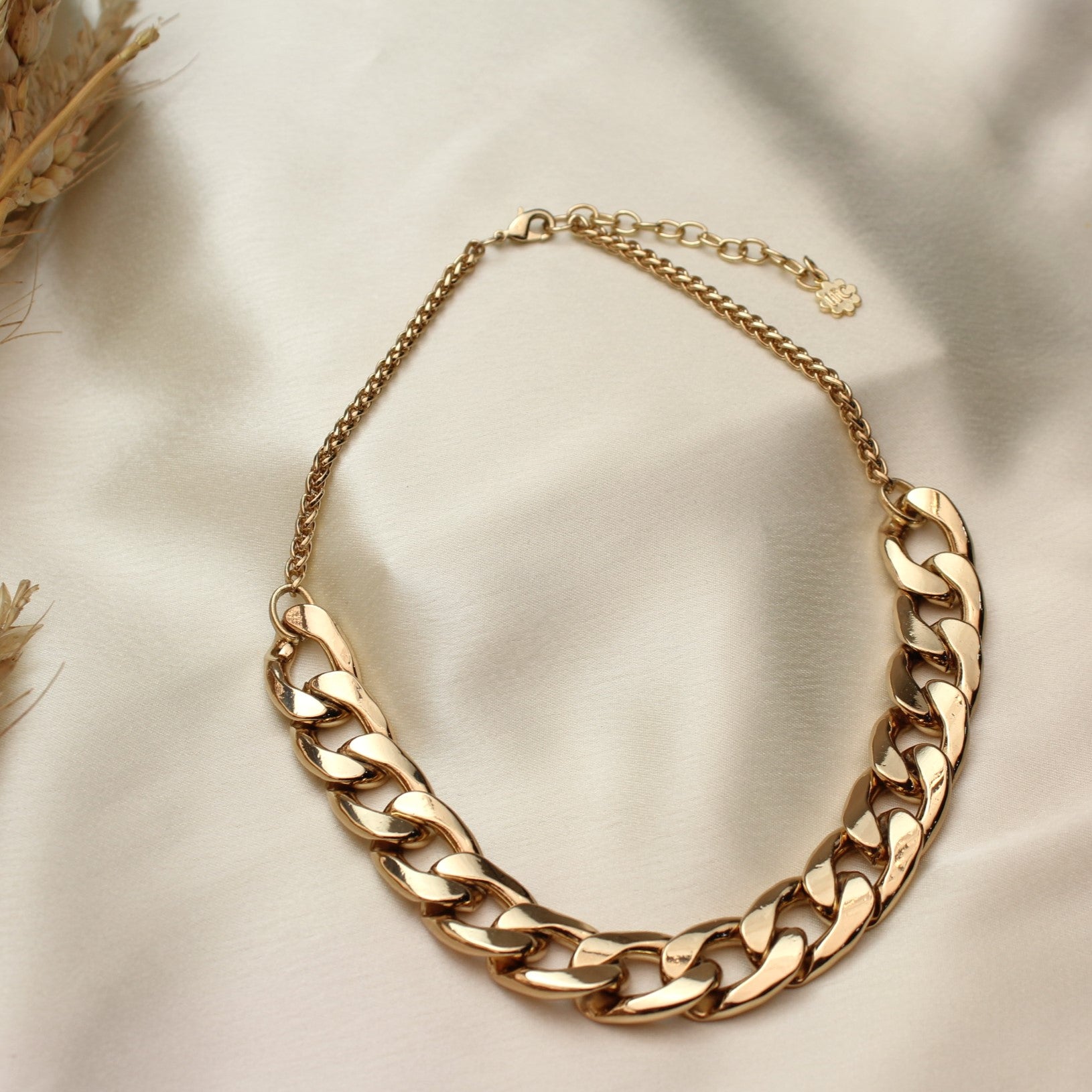 TFC Chunky Thick Chain Gold Plated Necklace