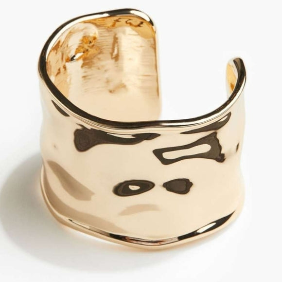 TFC Glamie Adjustable Gold Plated Cuff Bracelet