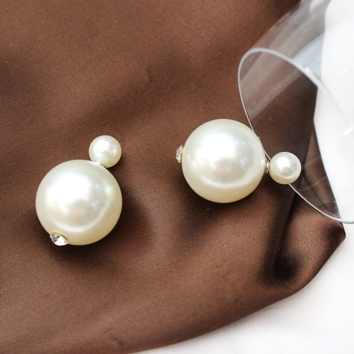 TFC Bold Pearl Multi-Way Stud Earrings