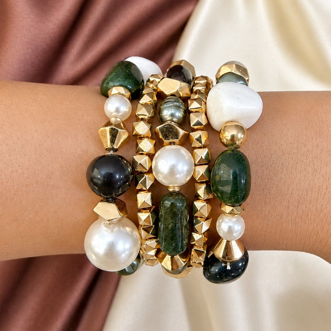 TFC Forest Bunch Gold Plated Bracelet (Set of 4)