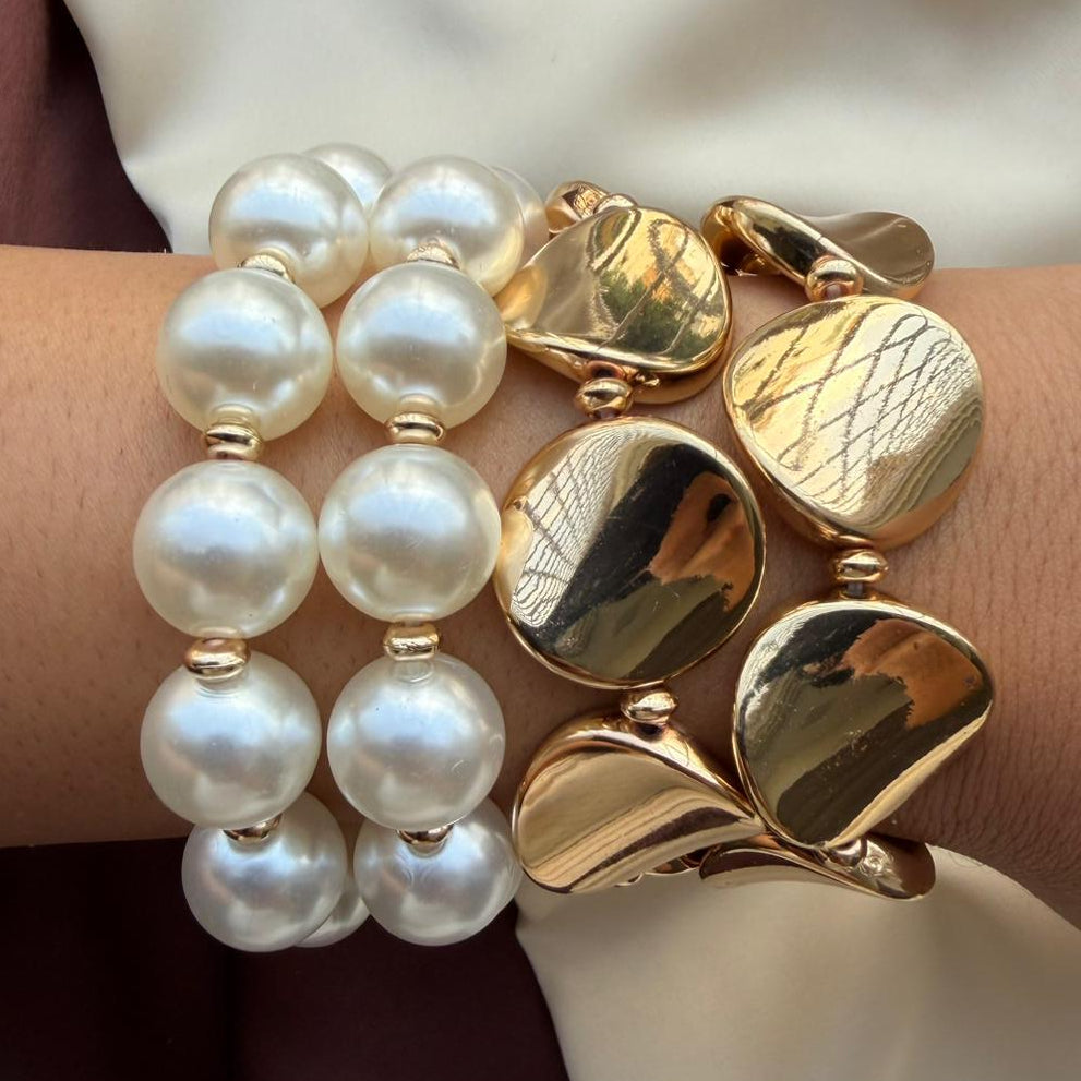 TFC Queenly Glow Gold Plated Bracelet (set of 4)
