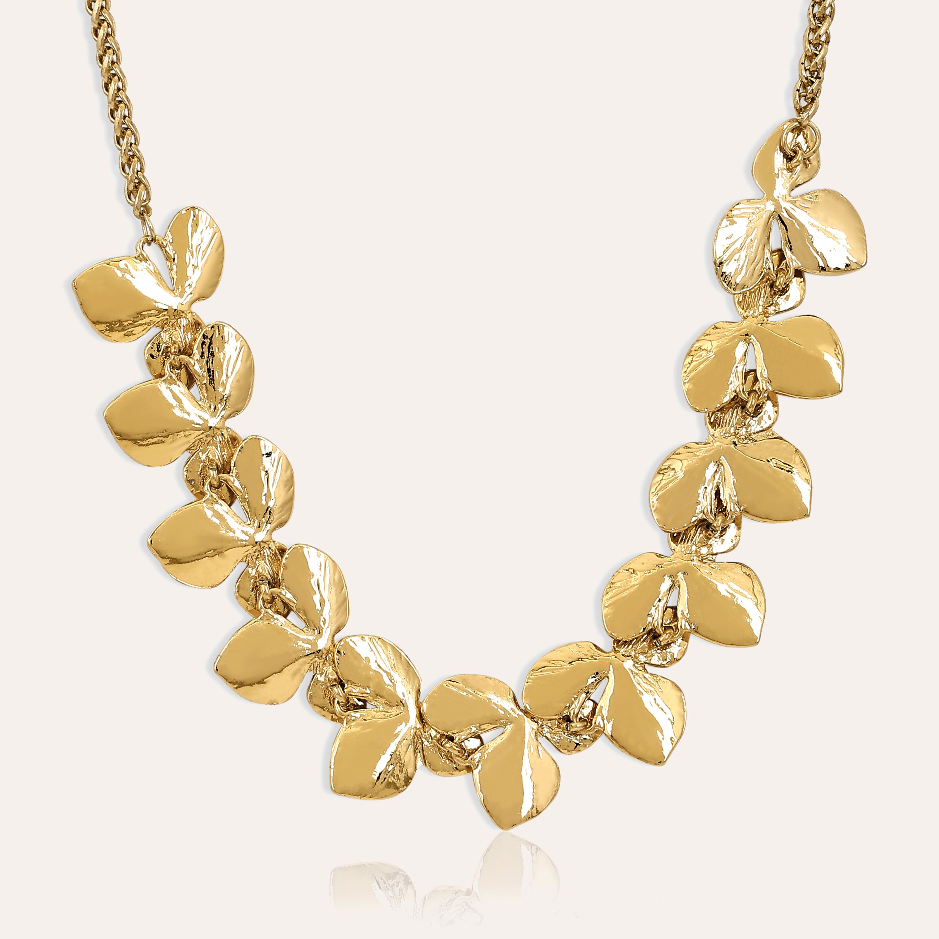TFC Pretty Petal Gold Plated Necklace